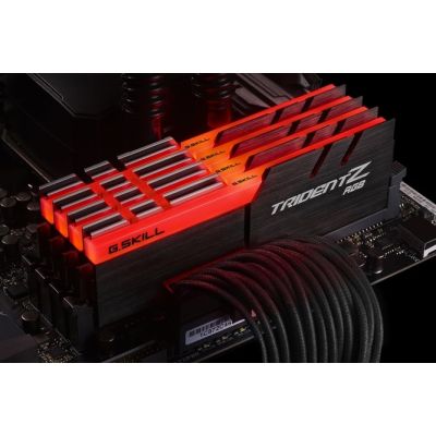 4. G.Skill Trident Z RGB (For AMD) F4-3200C16Q-32GTZRX moduł pamięci 32 GB 4 x 8 GB DDR4 288-pin DIMM