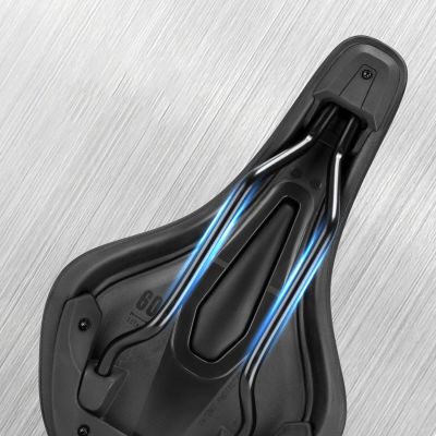 6. Siodełko rowerowe Rockbros B824 sportowe ergonomiczne - czarne