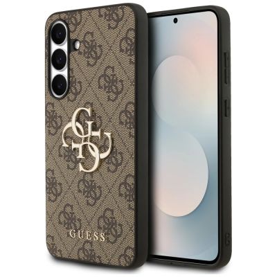 2. Etui Guess Big 4G Classic Logo na Samsung Galaxy S25 FE - brązowe