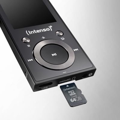 7. Intenso 3717490 odtwarzacz MP3/MP4 Odtwarzacz MP4 64 GB Czarny