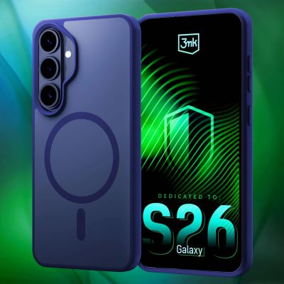 4. Etui 3mk Smoke MagCase na Samsung Galaxy S26 - granatowe