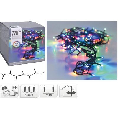 12. LAMPKI CHOINKOWE ŁAŃCUCH ŚWIETLNY 720 LED MULTIKOLOR