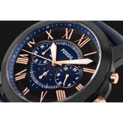 4. Zegarek Męski FOSSIL Grant Leather FS5061 + BOX