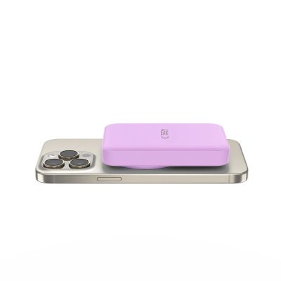 3. Powerbank Tech-Protect LifeMag MagSafe PB11 10000 mAh  - różowy