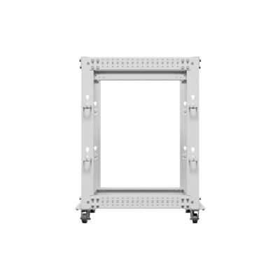14. Szafa rack LANBERG 19" 15U 600x600-1100 OR01-6115-S regulowana szara