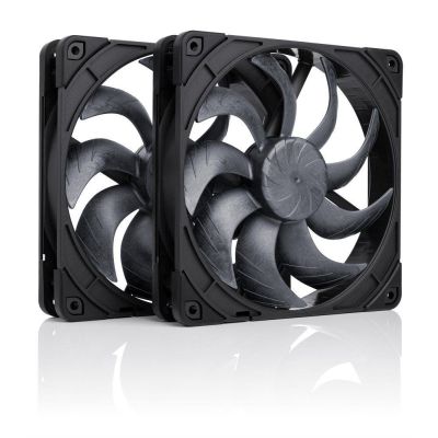7. Wentylator NOCTUA 140mm NF-A14x25 G2 PWM Sx2 PP chromax black