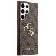 4. Etui Guess 4G Big Metal Logo na Samsung Galaxy S24 Ultra - brązowe