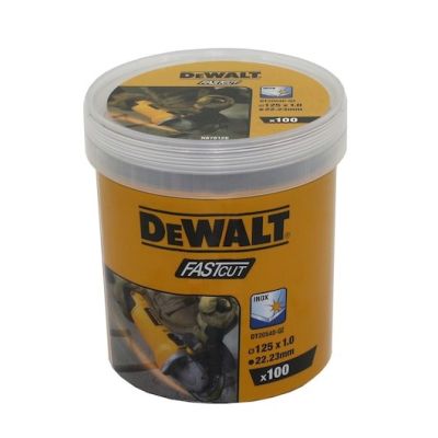 2. TARCZA METAL 125x1,0mm INOX /100szt  DT2054 .DEWALT