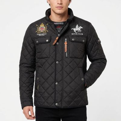 7. Kurtka męska Geographical Norway BELIFICIO  MEN 001 BLACK (WY4492H/GN-NOIR)