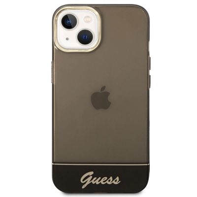 3. Etui Guess Translucent na iPhone 14 - czarne