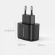 12. Ugreen ładowarka sieciowa USB Typ C 25W Power Delivery + kabel USB Typ C 2m czarny (50581)