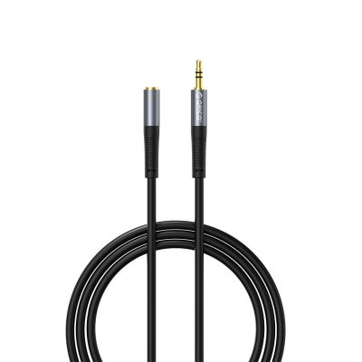 Kabel audio Orico AXF mini jack 3.5 mm męski do żeńskiego 0.5 m - czarny