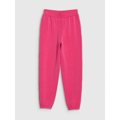 6. Spodnie damskie dresowe joggery z modalem 4F 4FWSS25TTROF1010-54S