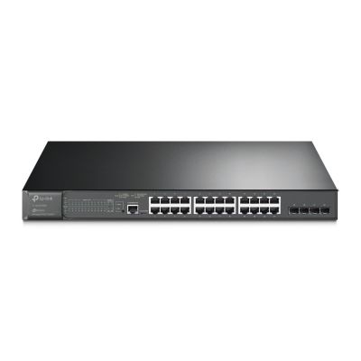 2. TP-Link JetStream TL-SG3428MP przełącznik sieciowy Zarządzany L2+ Gigabit Ethernet (10/100/1000) Obsługa PoE 1U Czarny