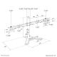 8. Neomounts DS45-600BL2 uchwyt / stojak do monitorów 81,3 cm (32") Biurko Czarny