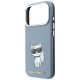 6. Etui Karl Lagerfeld Smooth Choupette Sketch MagSafe do iPhone 18 Pro / 17 Pro - jasnoniebieske