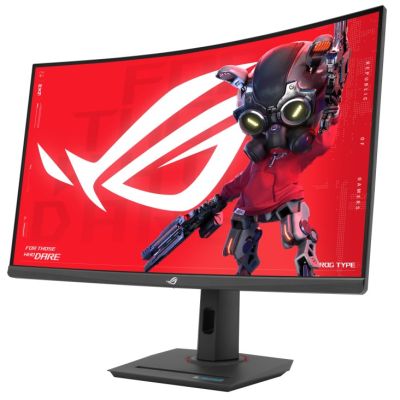 2. ASUS ROG Strix XG32WCMS monitor komputerowy 80 cm (31.5") 2560 x 1440 px Quad HD LCD Czarny