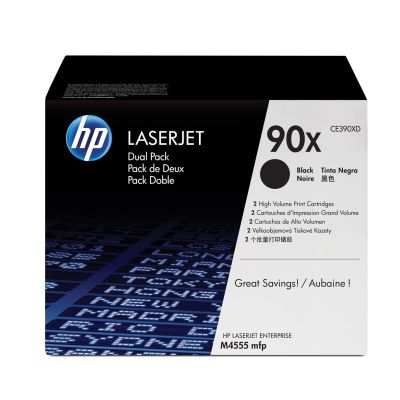 37. Toner HP (CE390XD) No 90X HP90X Dwupak HP 90X wkład (CE390XD)