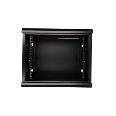 2. Extralink 9U 600x450 Czarna | Szafa rack | montowana na ścianie