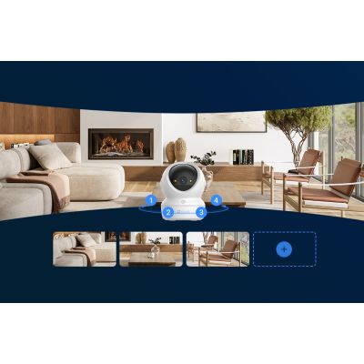 10. EZVIZ H6c G1 4K Kulisty Kamera bezpieczeństwa IP Wewnętrzna 3840 x 2160 px Sufit/ściana/biurko
