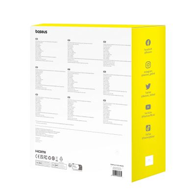 16. Stacja dokująca USB-C Baseus UnionJoy 2xHDMI4K@60Hz 1xDP4K@60Hz 3xUSB-A3.0 2xUSB-C3.0 2xUSB-A2.0 1xRJ45 PD PC 1xSD+TF 1x3.5mm minijack - szara