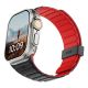 5. UAG Pathfinder - silikonowy dwustronny pasek magnetyczny do Apple Watch series 4-6 & SE 1-3, 44mm / series 7-9, 45mm / series 10-11, 46mm / Ultra 1-3, 49mm (ash/lava)