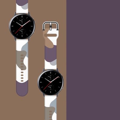 3. Pasek Strap Moro do Samsung Galaxy Watch 40 / 41 / 42 / 43 / 44 mm silikonowa bransoletka opaska do zegarka - wzór 9
