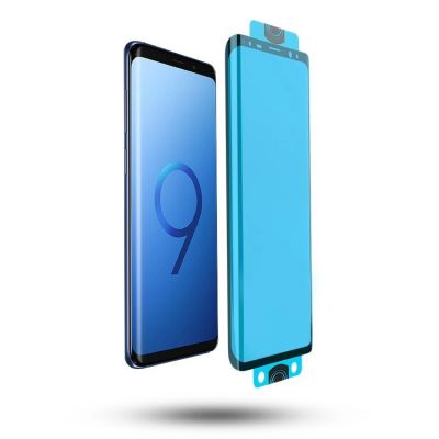 4. 3D Edge Nano Flexi Glass folia szklana szkło hartowane na cały ekran z ramką Samsung Galaxy S21+ 5G (S21 Plus 5G) czarny