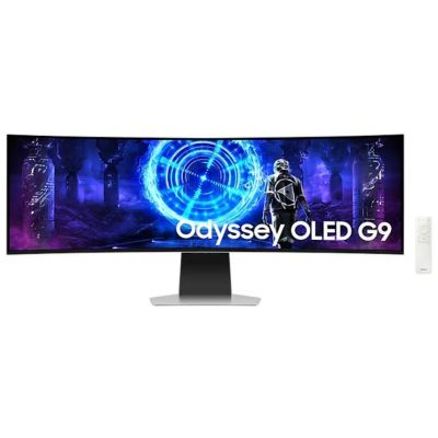 2. Samsung S49DG950SU monitor komputerowy 124,5 cm (49") 5120 x 1440 px Dual QHD OLED Srebrny