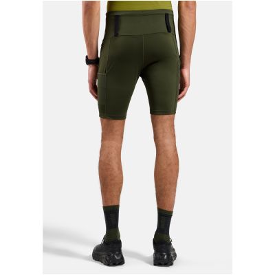 3. Spodenki  męskie ODLO Tights short X-ALP TRAIL CARGO zielone