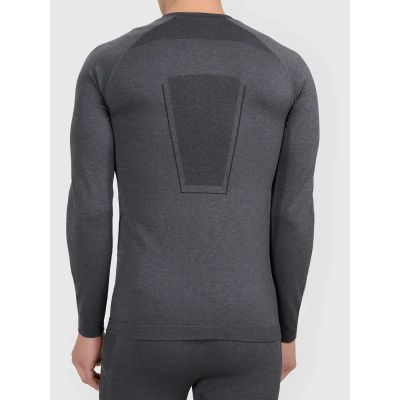 4. Bezszwowa bielizna narciarska termoaktywna z wykończeniem szybkoschnącym - longsleeve męski 4F 4FWAW26USEAM311-21M