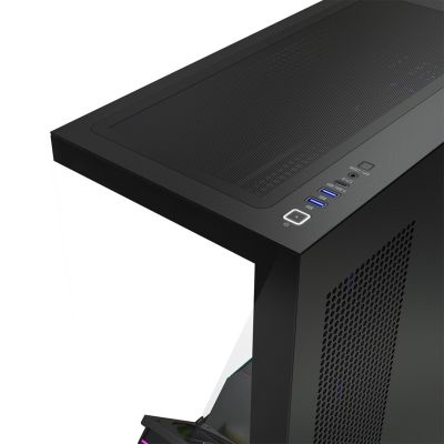 12. MODECOM OBUDOWA VOLCANO STELLAR PLUS ARGB MIDI 5F BLACK