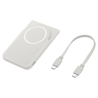 5. Powerbank Samsung EB-U2500XJEGWW 25W Qi2 5000 mAh USB-C z kablem USB-C - USB-C kompatybilny z MagSafe - szary