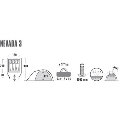10. Namiot High Peak Nevada 3 10203