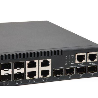 5. Przełącznik zarządzalny LevelOne KILBY GB/L3 28-portowy 19" 10 Gb/s