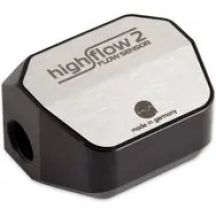 aqua Computer Durchflusssensor high flow 2, 2x G1/4 - silber/schwarz