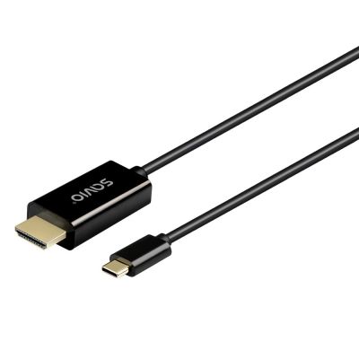 2. SAVIO KABEL USB-C DO HDMI, 30HZ, 2M, PLASTIK CL-191