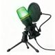 3. Wozinsky mikrofon do komputera studyjny gamingowy USB Statyw RGB - czarny