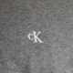 4. Bluza dresowa Calvin Klein Zip Fleece Hoodie Logo Tape Grey Heather - LZ04RE285G-P7E