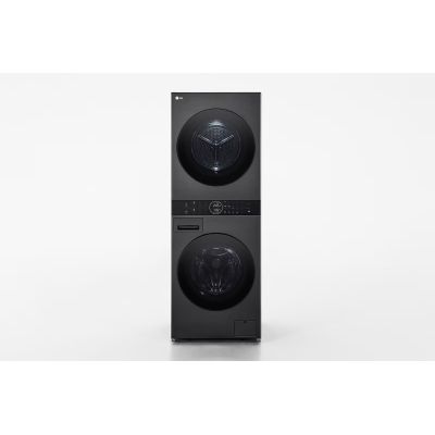 7. Pralko-suszarka WashTower LG WT1210BBF 12/10kg AI DirectDrive z pompą ciepła TurboWash pralka suszarka czarna