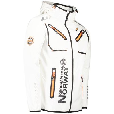 6. Softshell męski Geographical Norway RAINBOW MEN WHITE QUES 056 SIZE XL (WU1270H/GN-WHITE)