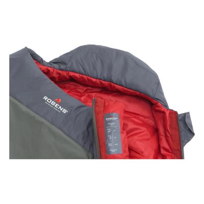 4. Robens Snowfall II Dorosły Śpiwór pół prostokątny Nylon, Poliester Zielony