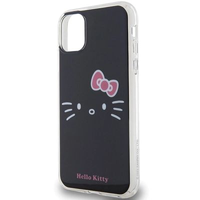 6. Etui Hello Kitty IML Kitty Face na iPhone 11 / Xr - czarne