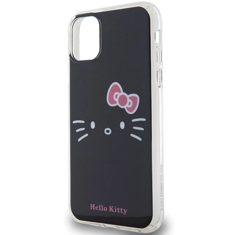 6. Etui Hello Kitty IML Kitty Face na iPhone 11 / Xr - czarne