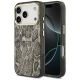 Etui Guess Python Pattern MagSafe na iPhone 17 Pro Max - brązowe