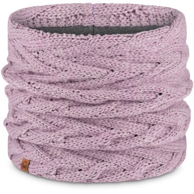 Bandana BUFF KNITTED & FLEECE NECK WARMER CARYN LILAC ICE
