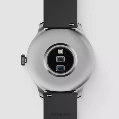2. Withings Scanwatch Light - smartwatch hybrydowy (37mm, black)