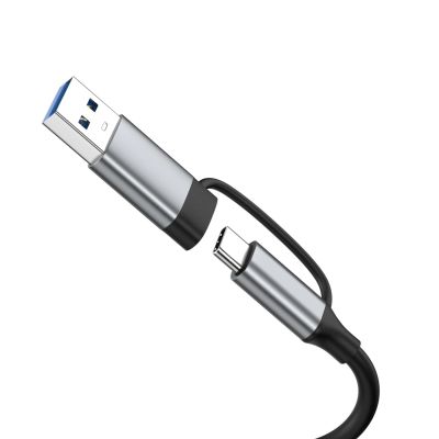 5. Hub USB Wozinsky WAH-81 8w1 z czytnikiem kart SD USB 3.0 i wyjściem audio - szary