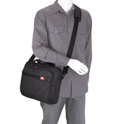 6. Case Logic DLC-115 Black 39,6 cm (15.6") Obudowa na messenger Czarny
