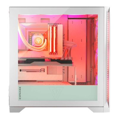 13. MODECOM OBUDOWA VOLCNO EXPANSE T APEX ARGB MIDI WHITE